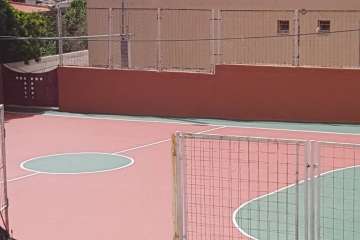  Hornos del Rey presume de una cancha deportiva remozada (Foto TA)